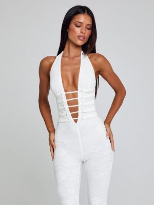 SAWYER JUMPSUIT WHITE